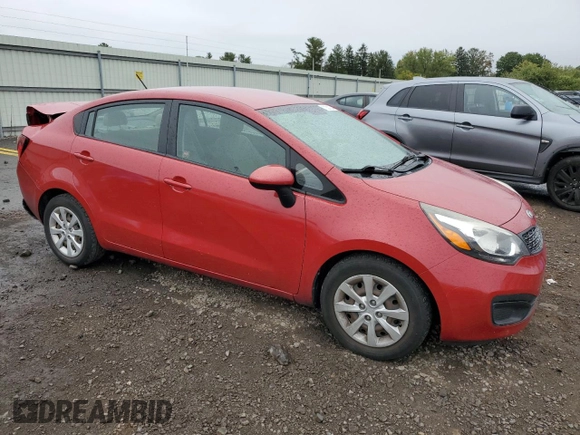 2015 Kia Rio LX with VIN KNADM4A38F6507494, listed as a Copart auction lot 72567224 with 93,456 mi miles and Salvage Title. Bid and sale history available at carsss.com. Image 4.