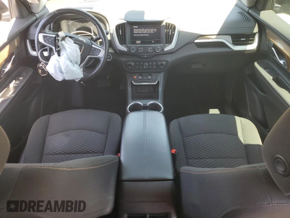2020 GMC Terrain SLE with VIN 3GKALMEV3LL279737, listed as a Copart auction lot 58199515 with 55,947 mi miles and Salvage title. Bid and sale history available at DreamBid. Image 8.