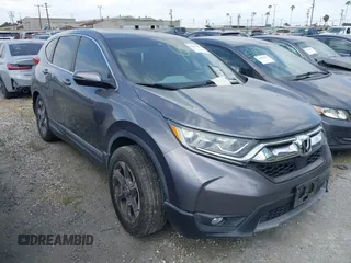2017 Honda CR-V EX with VIN 7FARW1H5XHE028630, listed as a IAAI auction lot 41967002 with 73,688 mi miles. Bid and sale history available at carsss.com. Image 1.