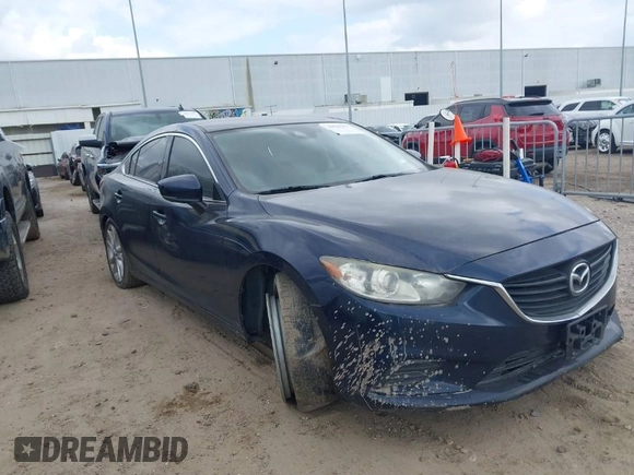 2017 Mazda Mazda6 Touring with VIN JM1GL1V54H1107722, listed as a IAAI auction lot 41521257 with 142,129 mi miles. Bid and sale history available at carsss.com. Image 1.