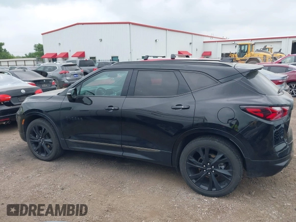 2022 Chevrolet Blazer RS with VIN 3GNKBERS7NS176667, listed as a IAAI auction lot 41935429 with 29,837 mi miles and . Bid and sale history available at DreamBid. Image 14.