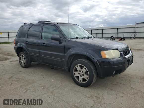 2004 Ford Escape Limited with VIN 1FMCU04134KA61949, listed as a Copart auction lot 47377455 with 205,480 mi miles and Salvage title. Bid and sale history available at DreamBid. Image 4.