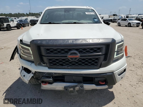 2021 Nissan Titan Pro-4X z VIN 1N6AA1ED0MN533801, wystawiony jako Copart lot #53301215 z przebiegiem 41 991 mil mil oraz Szkoda całkowita • Salvage title. Historia ofert i sprzedaży dostępna na DreamBid. Obrazek 5.