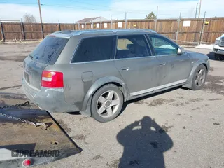 2004 Audi allroad A6 V8 with VIN WA1YL54B24N092668, listed as a IAAI auction lot 41412440 with 146,523 mi miles and . Bid and sale history available at DreamBid. Image 4.