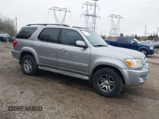 2005 Toyota Sequoia SR5 with VIN 5TDBT44A95S246415, listed as a IAAI auction lot 41560405 with 169,745 mi miles and . Bid and sale history available at DreamBid. Image 1.