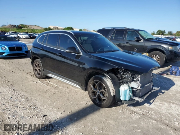 2019 BMW X1 sDrive28i with VIN WBXHU7C57K3H45035, listed as a Copart auction lot 47644493 with 34,629 mi miles and . Bid and sale history available at DreamBid. Image 4.