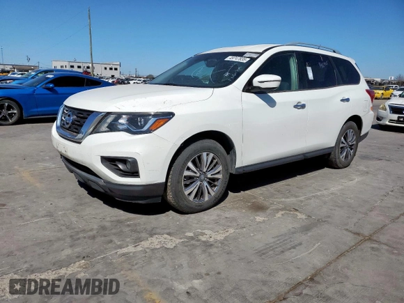 2018 Nissan Pathfinder S with VIN 5N1DR2MN6JC643909, listed as a Copart auction lot 49747835 with 148,985 mi miles and Clean Title. Bid and sale history available at carsss.com. Image 1.
