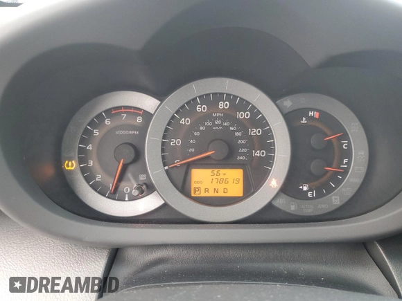 2010 Toyota RAV4 Sport with VIN 2T3WK4DV5AW007802, listed as a Copart auction lot 48598975 with 178,619 mi miles and Salvage Title. Bid and sale history available at carsss.com. Image 9.