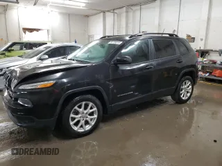 2016 Jeep Cherokee Sport with VIN 1C4PJLAS0GW233882, listed as a Copart auction lot 55733015 with 134,136 mi miles and Salvage Title. Bid and sale history available at DreamBid. Image 1.