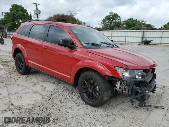 2019 Dodge Journey SE z VIN 3C4PDCBBXKT862280, wystawiony jako Copart lot #55080395 z przebiegiem 94 410 mil mil oraz Szkoda całkowita • Salvage title. Historia ofert i sprzedaży dostępna na DreamBid. Obrazek 4.