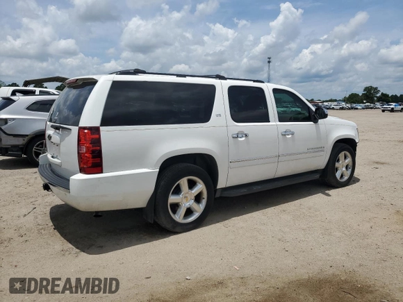 2009 Chevrolet Suburban LTZ with VIN 1GNFC36J89J123398, listed as a Copart auction lot 57942495 with 165,329 mi miles and Salvage title. Bid and sale history available at DreamBid. Image 3.