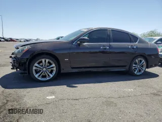 2010 Infiniti M with VIN JN1CY0AP9AM910650, listed as a Copart auction lot 58408445 with 186,870 mi miles and Salvage title. Bid and sale history available at DreamBid. Image 1.
