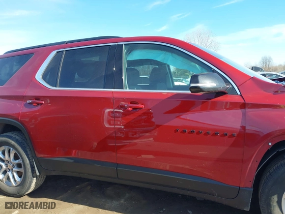 2019 Chevrolet Traverse LT Cloth with VIN 1GNEVGKW3KJ133793, listed as a IAAI auction lot 41668373 with 187,258 mi miles. Bid and sale history available at carsss.com. Image 14.