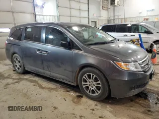 2012 Honda Odyssey EX-L with VIN 5FNRL5H64CB099092, listed as a Copart auction lot 42124784 with 247,535 mi miles and Non Repairable. Bid and sale history available at carsss.com. Image 4.