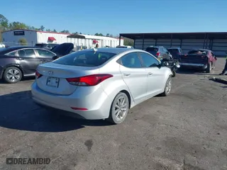 2014 Hyundai Elantra SE with VIN 5NPDH4AE2EH500361, listed as a IAAI auction lot 41773945 with 87,523 mi miles. Bid and sale history available at carsss.com. Image 4.