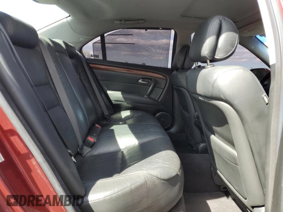 2006 Acura RL with VIN JH4KB16546C000035, listed as a Copart auction lot 57074865 with 206,692 mi miles and Salvage title. Bid and sale history available at DreamBid. Image 10.