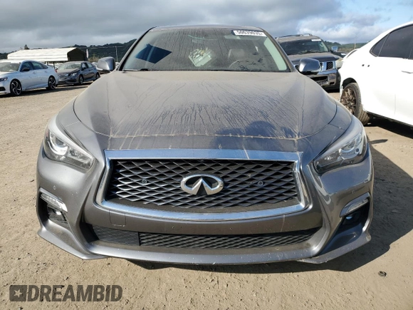 2019 Infiniti Q50 Luxe z VIN JN1EV7AP0KM542273, wystawiony jako Copart lot #50639035 z przebiegiem 44 001 mil mil oraz Szkoda całkowita • Salvage title. Historia ofert i sprzedaży dostępna na DreamBid. Obrazek 5.