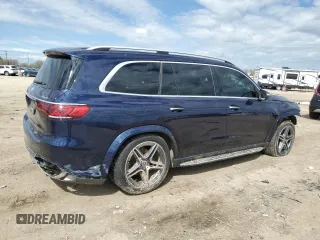 2022 Mercedes-Benz GLS 450 with VIN 4JGFF5KE2NA805414, listed as a Copart auction lot 50157484 with 18,903 mi miles and Salvage Title. Bid and sale history available at DreamBid. Image 3.