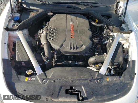 2021 Kia Stinger GT1 with VIN KNAE45LC6M6087917, listed as a Copart auction lot 53020095 with 57,615 mi miles and Salvage Title. Bid and sale history available at carsss.com. Image 11.