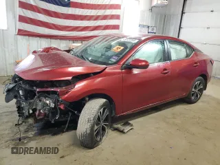 2020 Nissan Sentra SV with VIN 3N1AB8CV1LY309302, listed as a Copart auction lot 49122345 with Not Provided miles and Salvage Title. Bid and sale history available at DreamBid. Image 1.