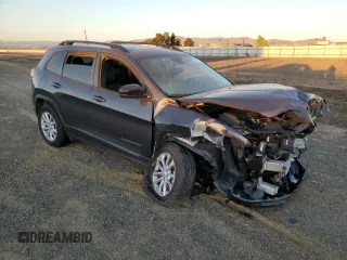 2022 Jeep Cherokee Latitude Lux with VIN 1C4PJMMN1ND535833, listed as a Copart auction lot 80052434 with 19,625 mi miles and Salvage title. Bid and sale history available at DreamBid. Image 4.