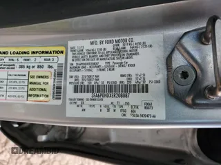 2014 Ford Fusion SE with VIN 3FA6P0HDXER208087, listed as a Copart auction lot 48226795 with 202,683 mi miles and Salvage Title. Bid and sale history available at DreamBid. Image 13.