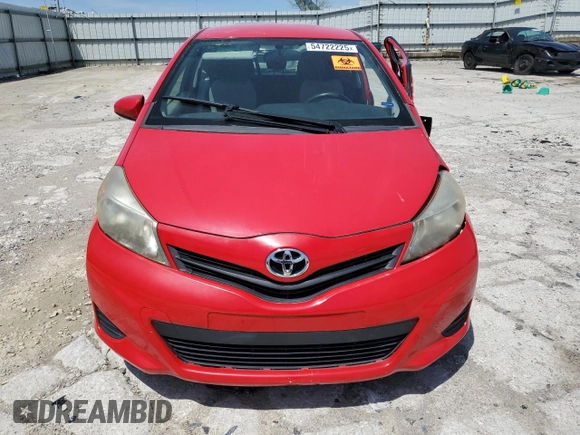 2012 Toyota Yaris L z VIN JTDJTUD36CD518179, wystawiony jako Copart lot #54722225 z przebiegiem 80 122 mil mil oraz Szkoda całkowita • Salvage title. Historia ofert i sprzedaży dostępna na DreamBid. Obrazek 5.