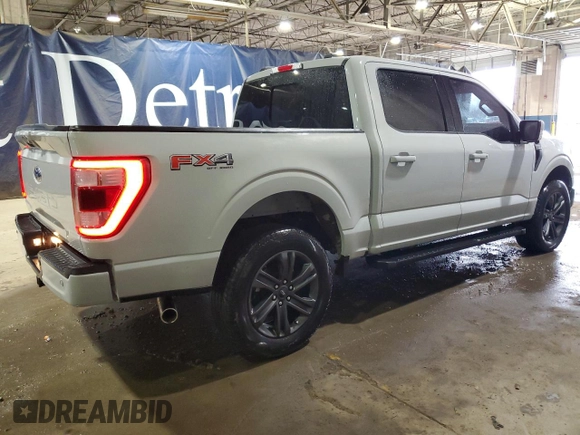 2023 Ford F-150 XL with VIN 1FTFW1E50PKE41225, listed as a Copart auction lot 54551655 with 37,557 mi miles and Clean Title. Bid and sale history available at carsss.com. Image 3.