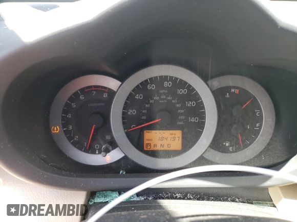2010 Toyota RAV4 Ltd with VIN 2T3DK4DV7AW024205, listed as a Copart auction lot 51338915 with 184,197 mi miles and Salvage Title. Bid and sale history available at carsss.com. Image 9.
