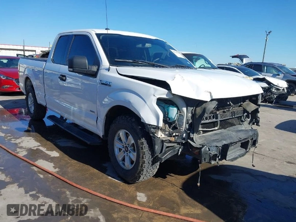 2017 Ford F-150 XL with VIN 1FTEX1CG5HKC87769, listed as a IAAI auction lot 41711952 with 147,486 mi miles. Bid and sale history available at carsss.com. Image 1.