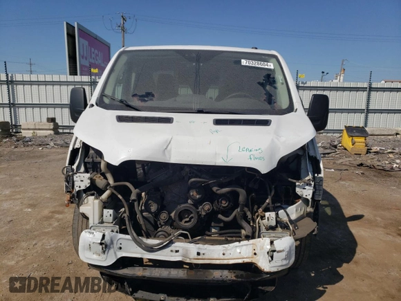 2019 Ford Transit with VIN 1FTYE1YM4KKB77840, listed as a Copart auction lot 70328604 with 264,882 mi miles and Salvage title. Bid and sale history available at DreamBid. Image 5.