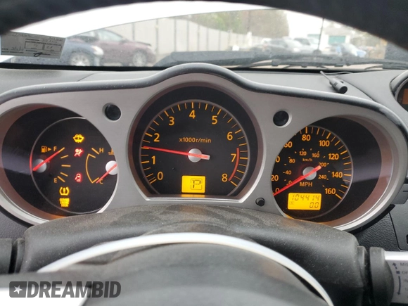 2006 Nissan 350Z Grand Touring with VIN JN1AZ34D86M307431, listed as a Copart auction lot 53840755 with 104,414 mi miles and Clean Title. Bid and sale history available at carsss.com. Image 9.