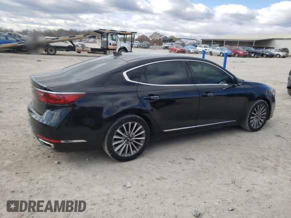 2017 Kia Cadenza Premium with VIN KNALC4J12H5049473, listed as a Copart auction lot 81666694 with 95,025 mi miles and Salvage Title. Bid and sale history available at carsss.com. Image 3.
