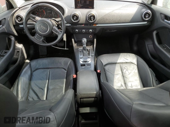 2015 Audi A3 Premium with VIN WAUACGFF3F1002003, listed as a Copart auction lot 57387135 with 174,993 mi miles and Salvage title. Bid and sale history available at DreamBid. Image 8.