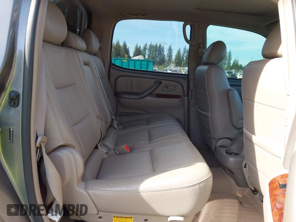 2006 Toyota Tundra Limited with VIN 5TBDT48126S520132, listed as a IAAI auction lot 42044590 with 172,950 mi miles and . Bid and sale history available at DreamBid. Image 8.