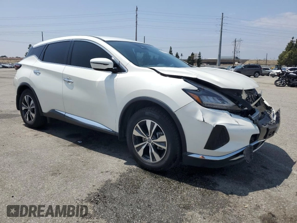 2020 Nissan Murano S with VIN 5N1AZ2AJ8LN151264, listed as a Copart auction lot 55690195 with 58,065 mi miles and Salvage title. Bid and sale history available at DreamBid. Image 4.
