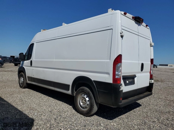 2019 Ram ProMaster Cargo Van with VIN 3C6TRVDG3KE563133, listed as a Copart auction lot 48808025 with 87,849 mi miles and Salvage Title. Bid and sale history available at carsss.com. Image 2.