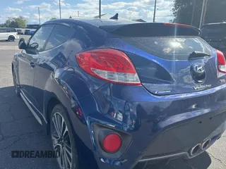 2016 Hyundai Veloster Turbo with VIN KMHTC6AE8GU260274, listed as a Copart auction lot 66046955 with 112,582 mi miles and Salvage title. Bid and sale history available at DreamBid. Image 3.