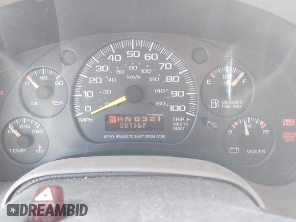 1998 Chevrolet Astro with VIN 1GNDM19W5WB131741, listed as a IAAI auction lot 41993985 with 87,362 mi miles. Bid and sale history available at carsss.com. Image 7.