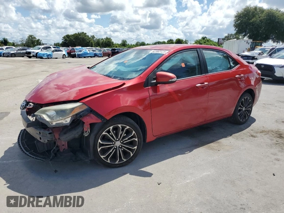 2014 Toyota Corolla L with VIN 2T1BURHE4EC018709, listed as a Copart auction lot 62363125 with 192,601 mi miles and Salvage title. Bid and sale history available at DreamBid. Image 1.