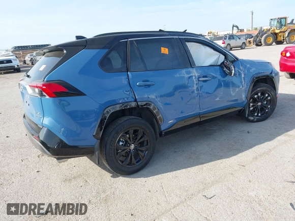 2024 Toyota RAV4 Hybrid XSE with VIN JTME6RFV3RD569619, listed as a IAAI auction lot 41892032 with 4,929 mi miles and . Bid and sale history available at carsss.com. Image 4.