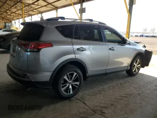 2018 Toyota RAV4 XLE with VIN JTMRFREV1JJ213808, listed as a Copart auction lot 54437805 with 56,972 mi miles and Salvage Title. Bid and sale history available at DreamBid. Image 3.