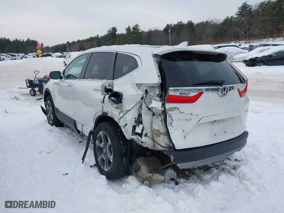 2019 Honda CR-V EX-L with VIN 2HKRW2H84KH665159, listed as a IAAI auction lot 41558717 with 77,307 mi miles. Bid and sale history available at carsss.com. Image 6.