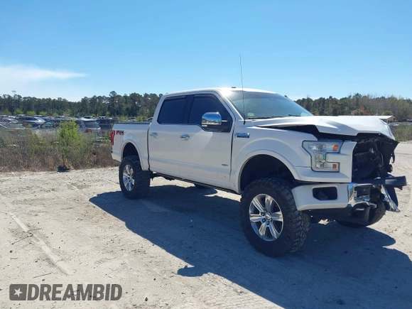 2017 Ford F-150 XL with VIN 1FTEW1EG2HFC42507, listed as a IAAI auction lot 41880756 with 145,889 mi miles. Bid and sale history available at carsss.com. Image 1.