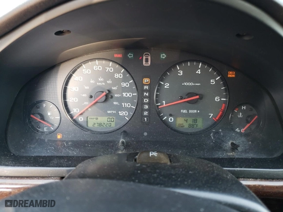 2002 Subaru Legacy Wagon Outback with VIN 4S3BH665927603014, listed as a Copart auction lot 63585744 with 278,220 mi miles and Salvage Title. Bid and sale history available at carsss.com. Image 9.