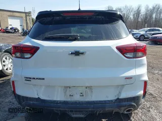 2022 Chevrolet TrailBlazer RS with VIN KL79MUSL8NB021892, listed as a IAAI auction lot 41781796 with 30,522 mi miles. Bid and sale history available at carsss.com. Image 16.