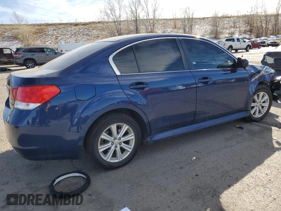 2010 Subaru Legacy Premium All-Weather Anniversary with VIN 4S3BMBH67A3227851, listed as a Copart auction lot 84031834 with 138,386 mi miles and Salvage title. Bid and sale history available at DreamBid. Image 3.