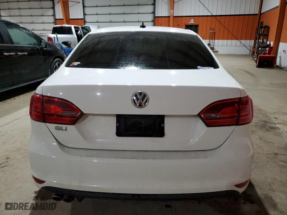 2013 Volkswagen GLI Autobahn w/Nav with VIN 3VW467AJ9DM360352, listed as a Copart auction lot 43405425 with 138,309 mi miles and Salvage Title. Bid and sale history available at carsss.com. Image 6.