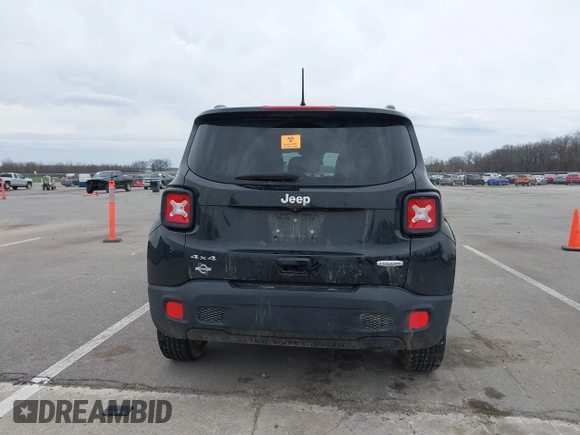 2018 Jeep Renegade Latitude with VIN ZACCJBBB9JPH82945, listed as a IAAI auction lot 41962985 with 61,371 mi miles and . Bid and sale history available at DreamBid. Image 16.