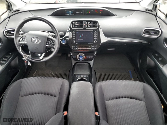 2021 Toyota Prius Prime LE with VIN JTDKAMFP7M3175920, listed as a Copart auction lot 43618755 with 105,228 mi miles and Salvage Title. Bid and sale history available at carsss.com. Image 8.